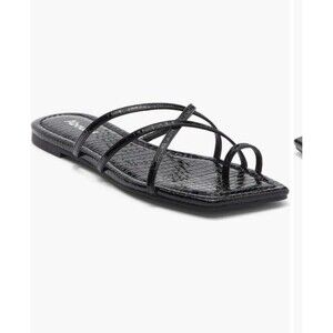 NWOB Abound Katy Slide Sandals Black Women Slippers Shoes Size 8